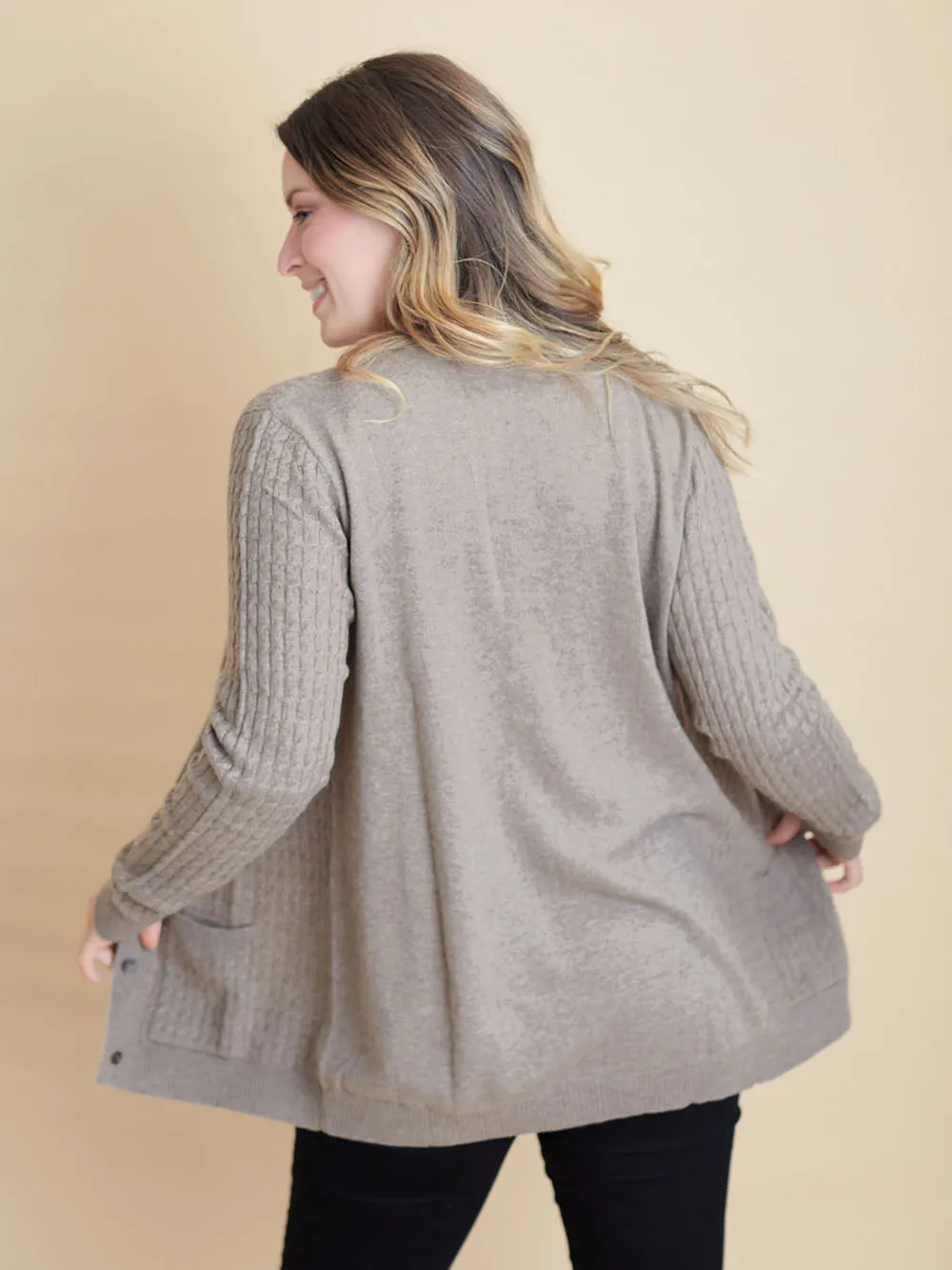 100% Mongolian Cashmere Patten Cardigan