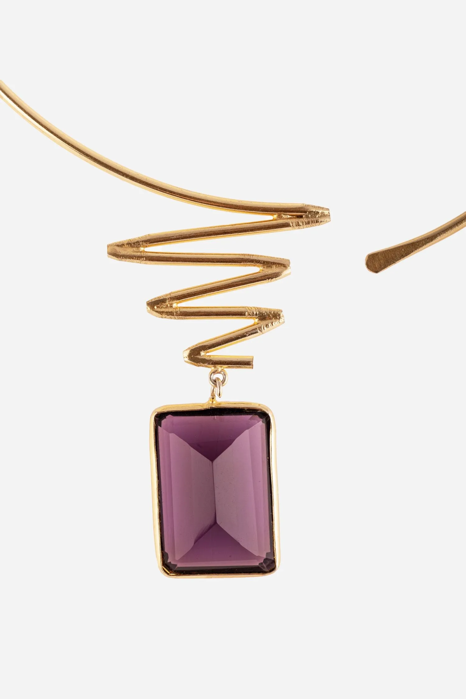 Amethyst Stone Lightweight Necklace