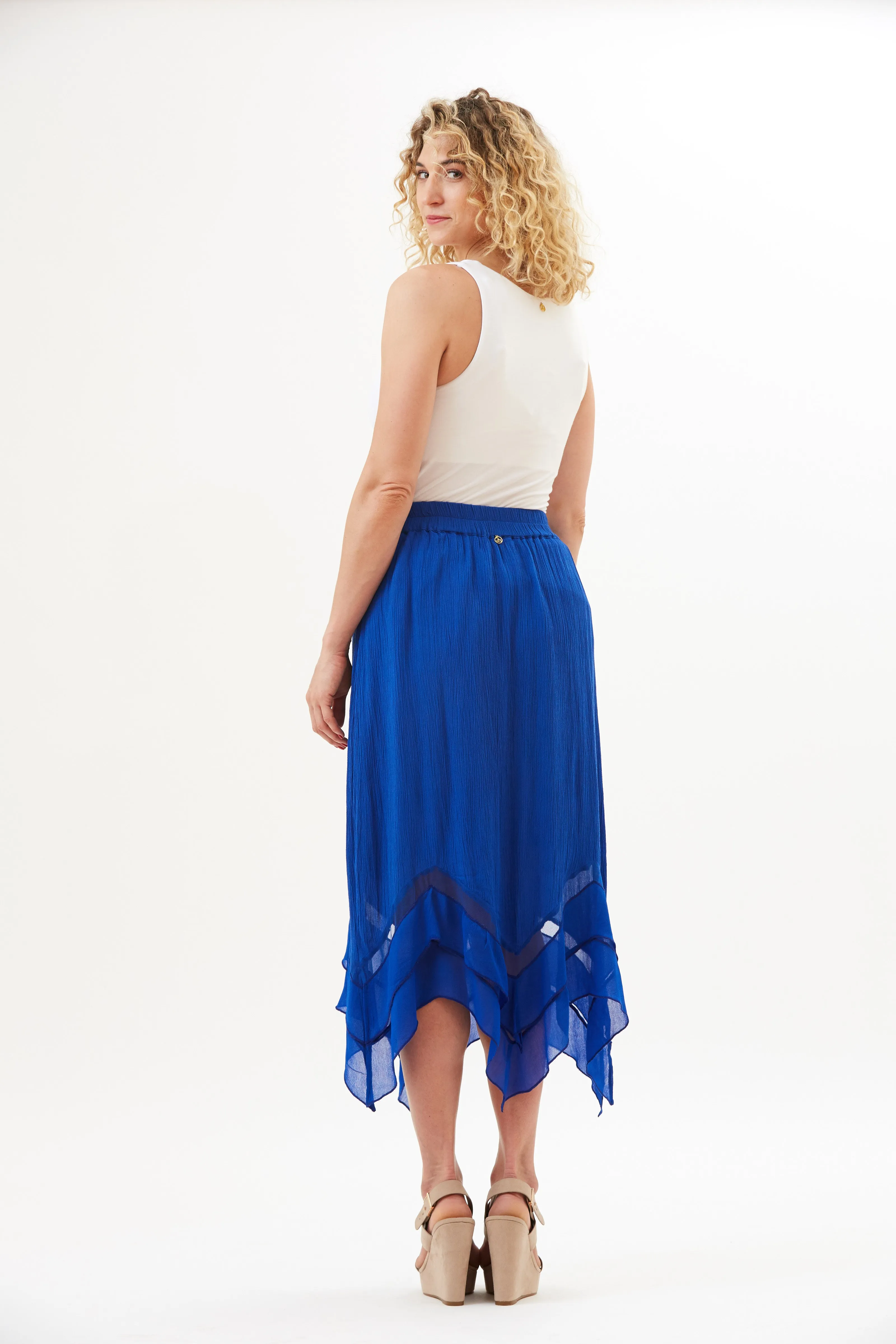 Aruna Vintage Ruffle Skirt