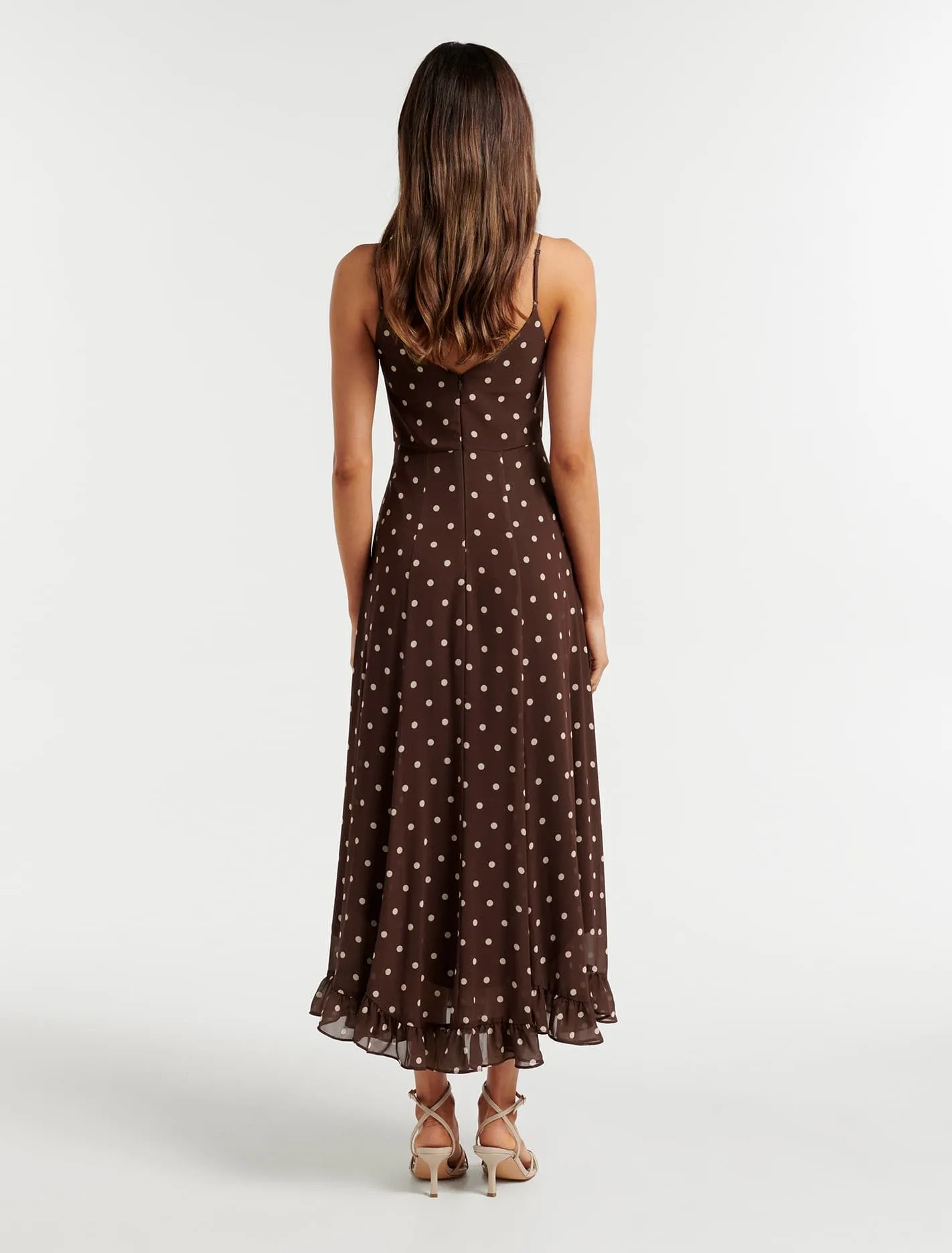 Belle Tie Front Midi Dress