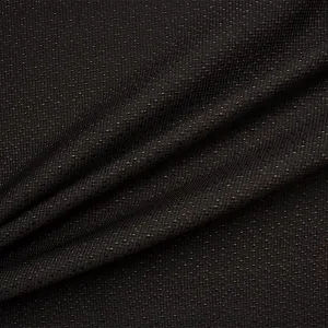 Black Metallic Silk Blend Cloqué (A 2.10m Piece)