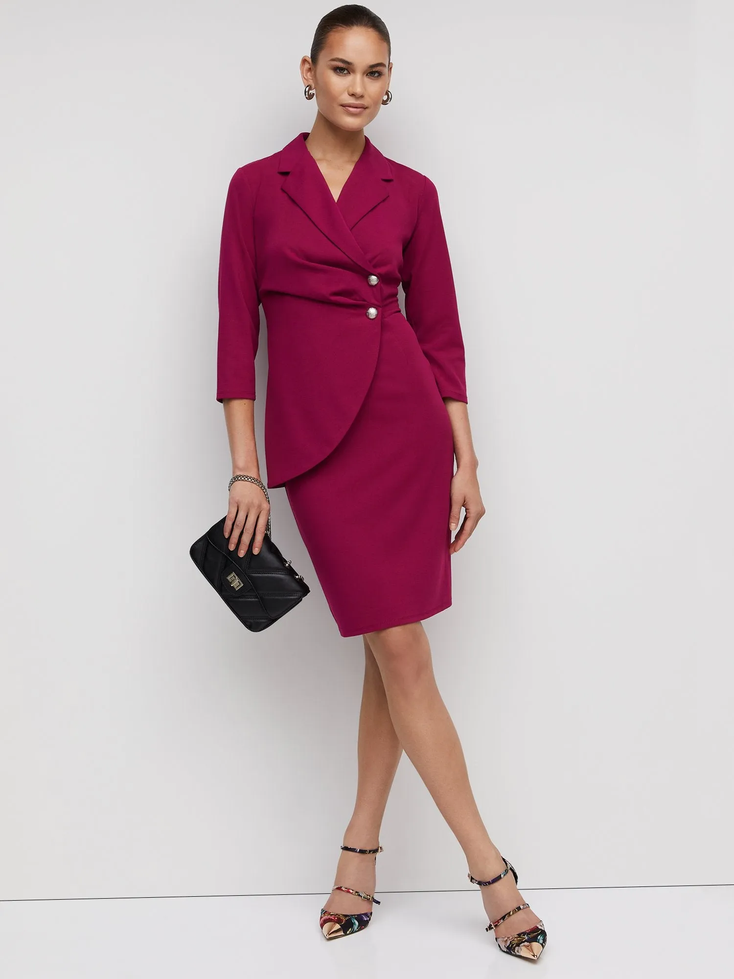 Blazer Sheath Dress - Magic Crepe®