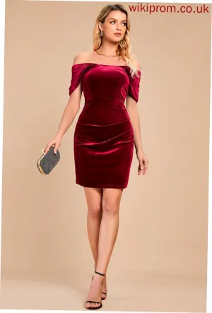 Bodycon Dresses Off Sleeveless America Club Dresses Mini the Velvet Shoulder Elegant