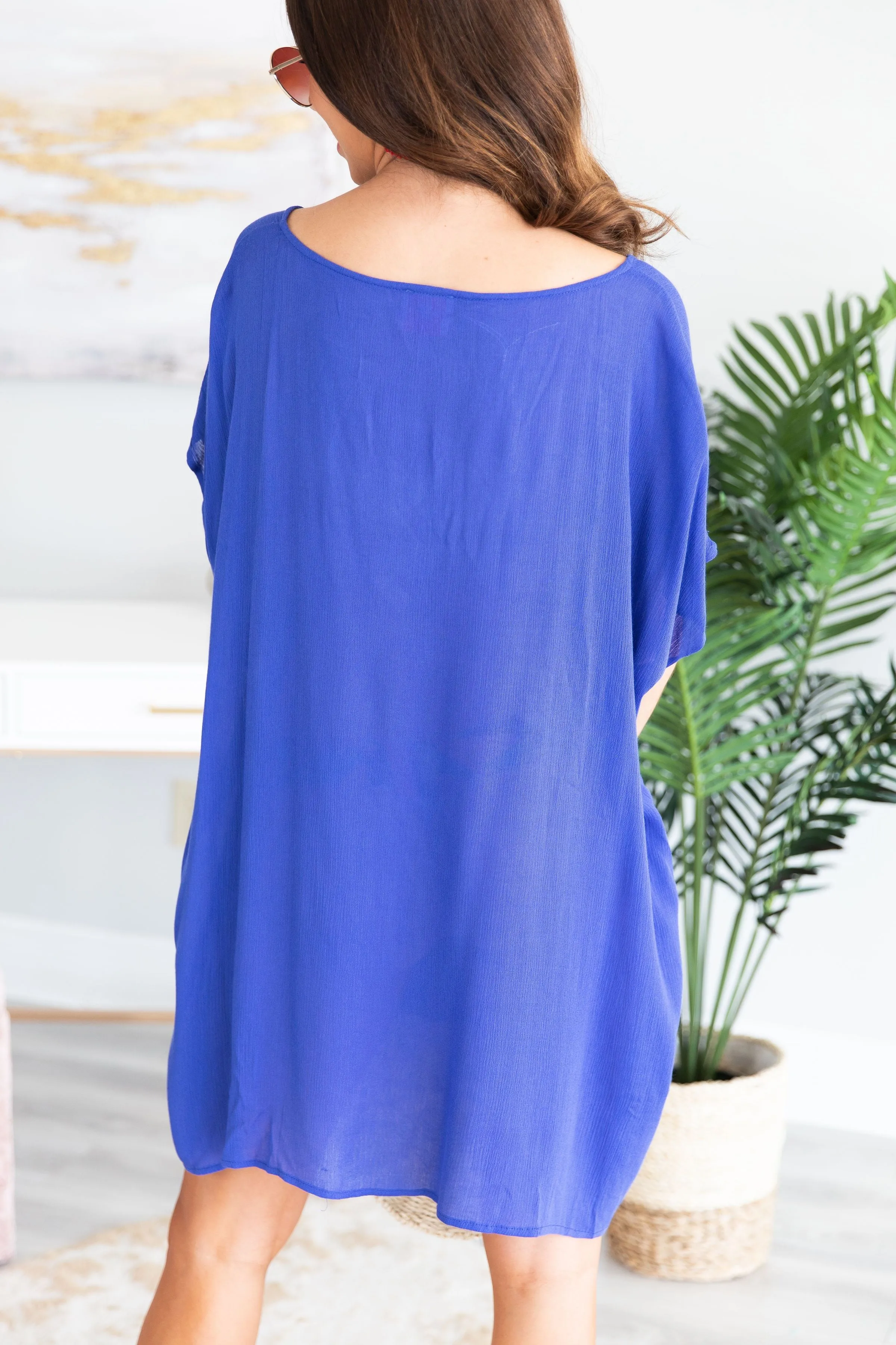 Buddy Love: Beachy Babe Royal Blue Shira Dress