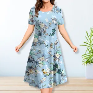 CAMELLIA | ELEGANT FLORAL DRESS