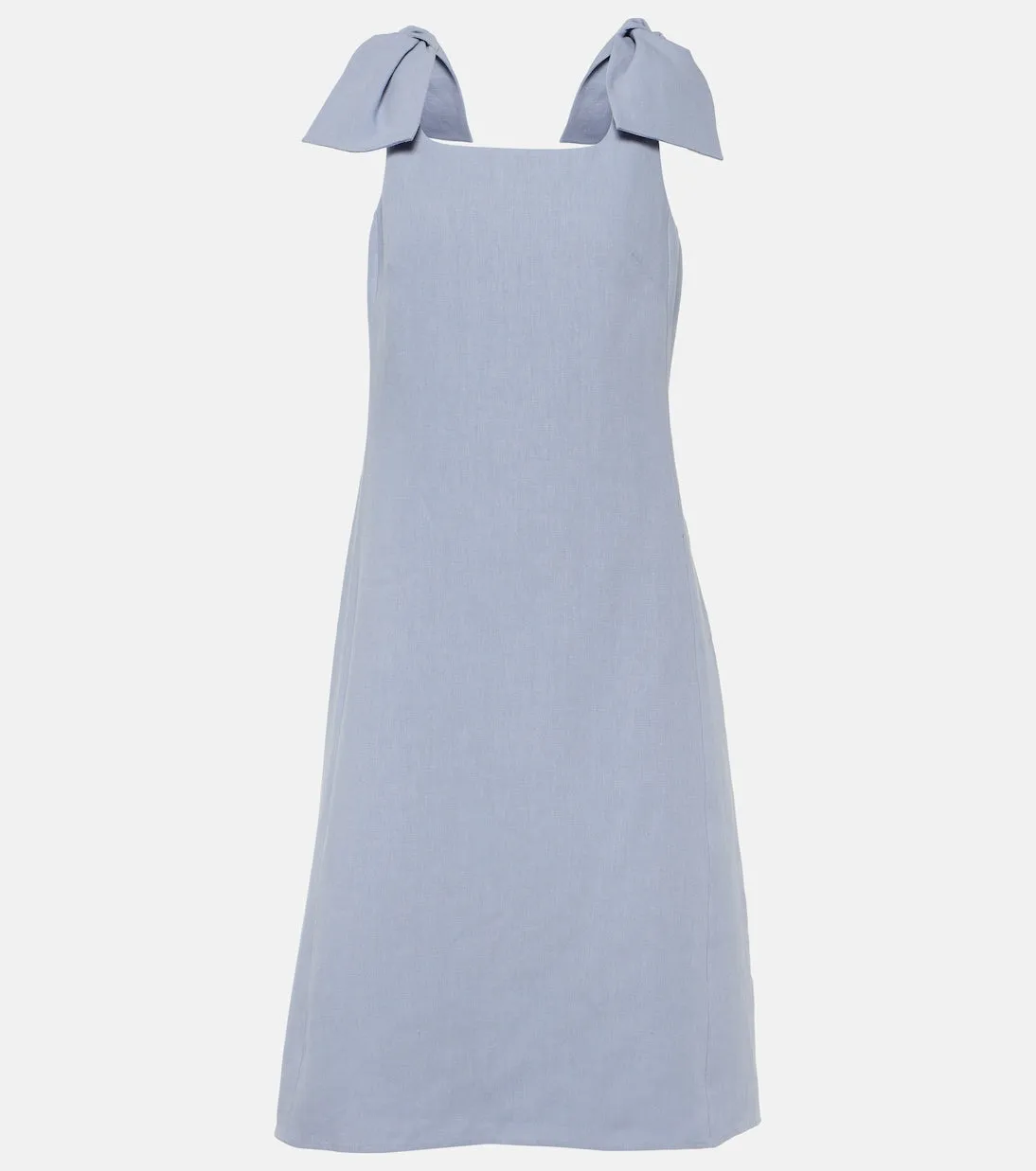 Chloé linen midi dress, blue