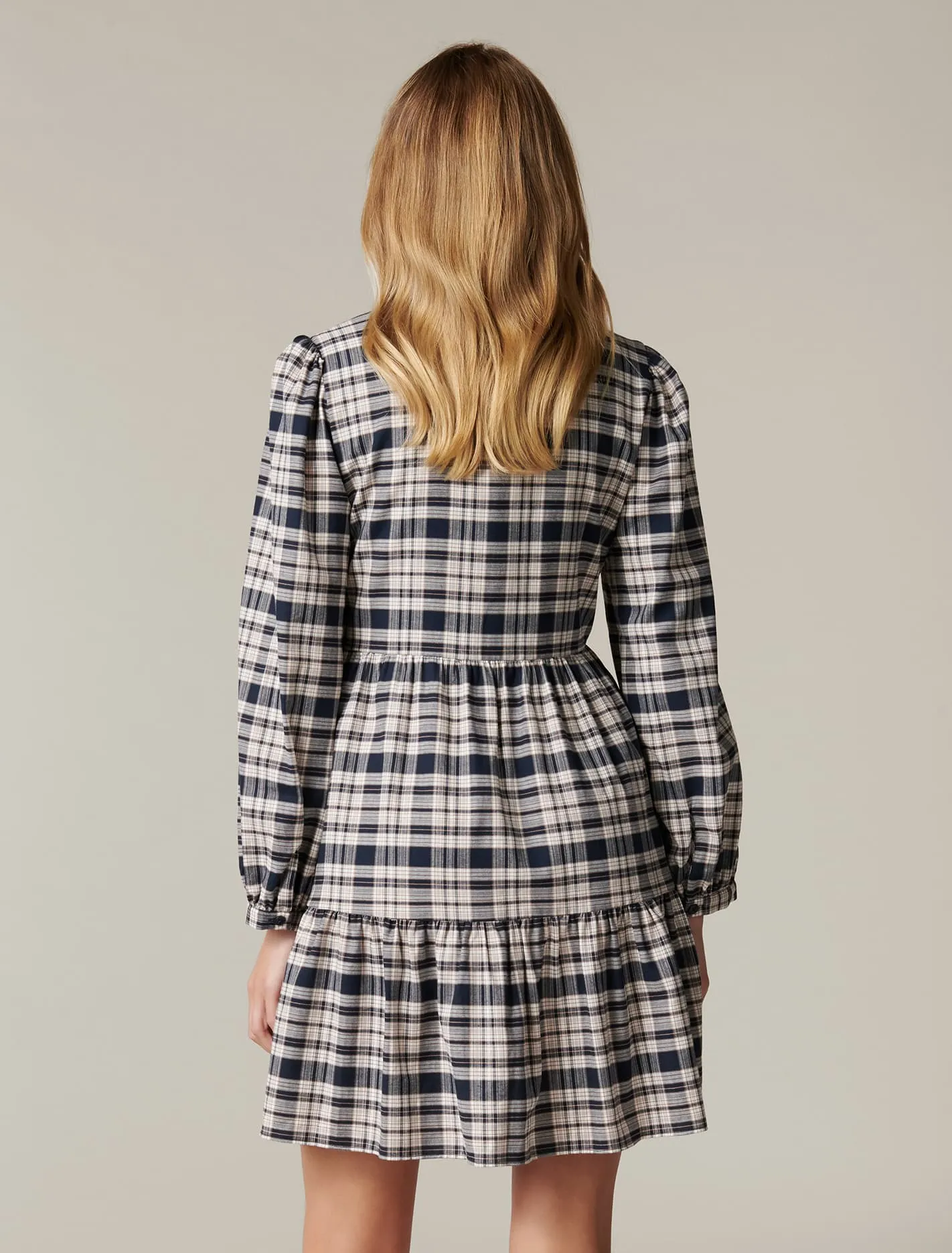 Cindy Collared Smock Dress