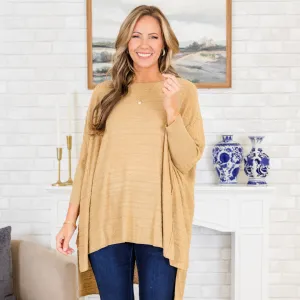 Cozy Cues Top, Taupe