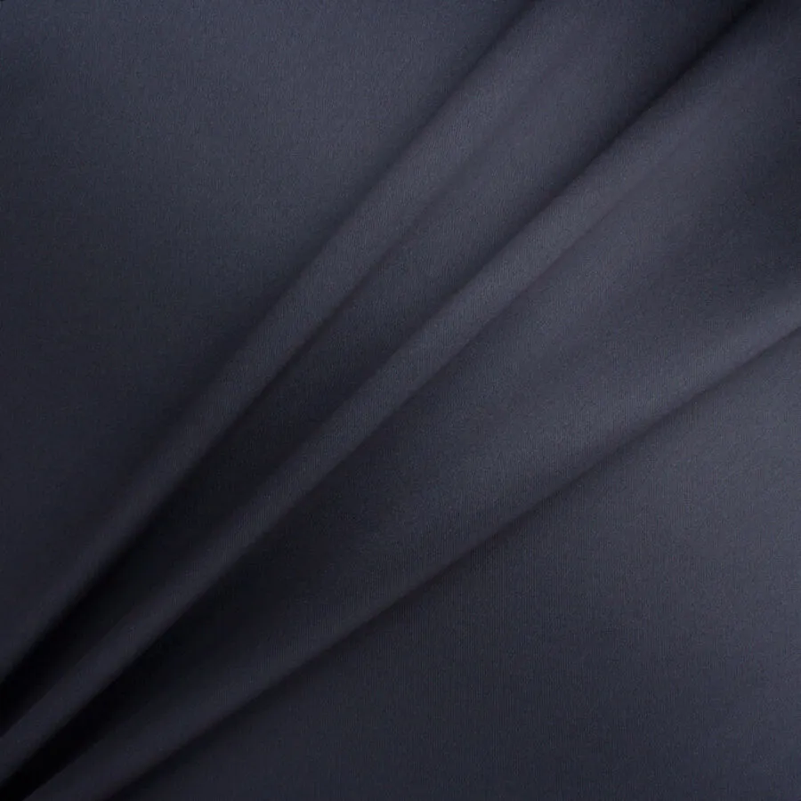 Dark Blue Silk Satin