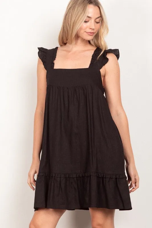 Dress | Black Linen