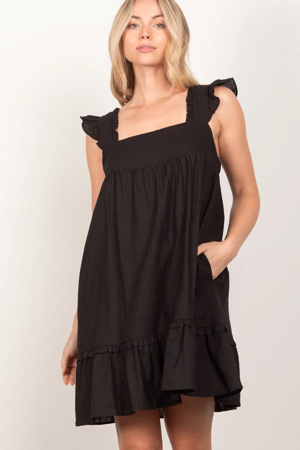 Dress | Black Linen