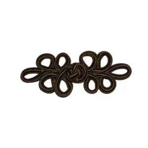 ELAN Frog Fastener - Brown -1 pcs