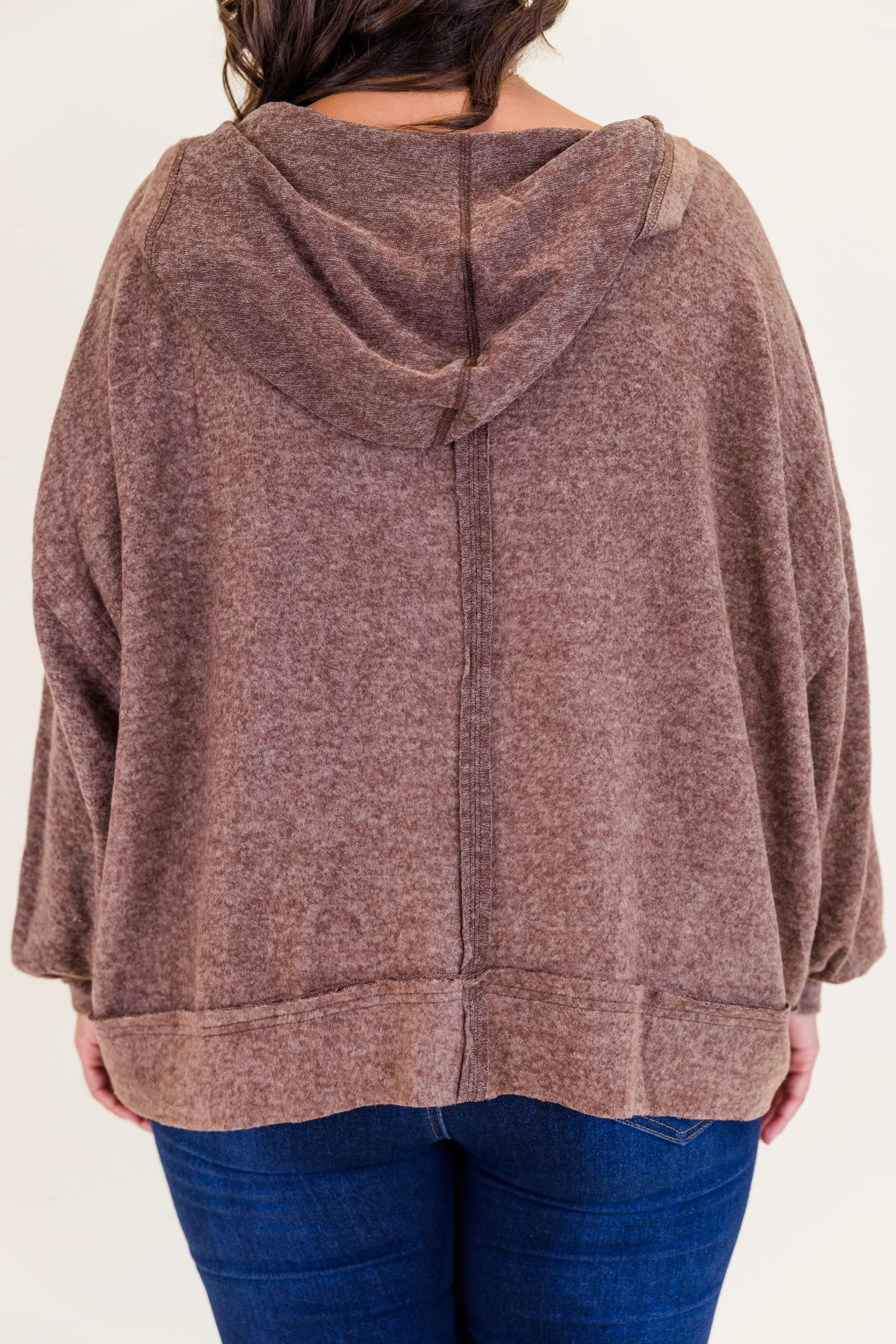 Get Cozy Hoodie, Heather Beige