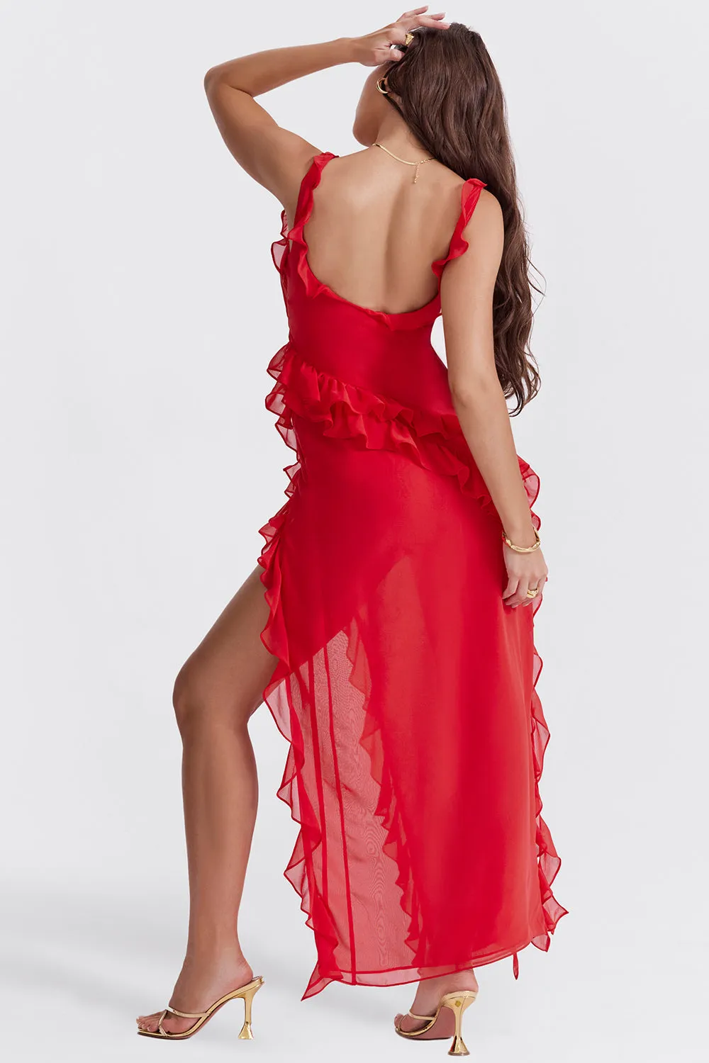 Giorgia | Elegant Dress with Ruffles