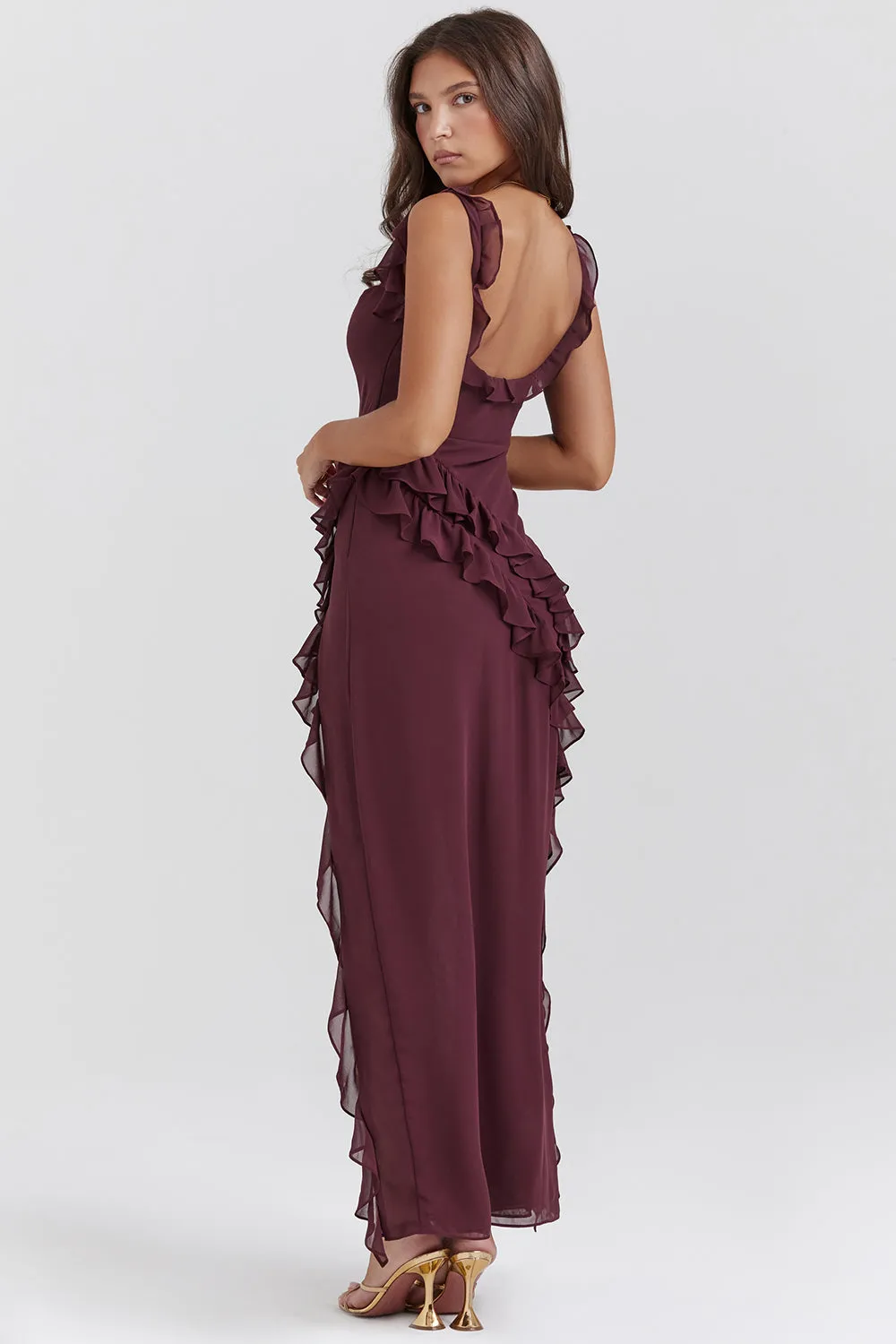 Giorgia | Elegant Dress with Ruffles