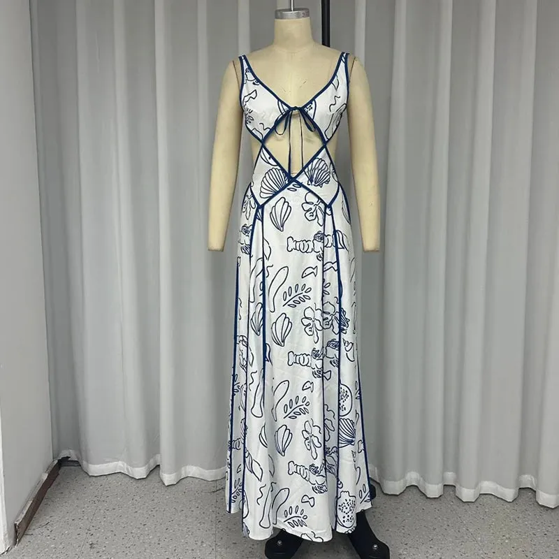 Halter Top Maxi Summer Lightweight Dress