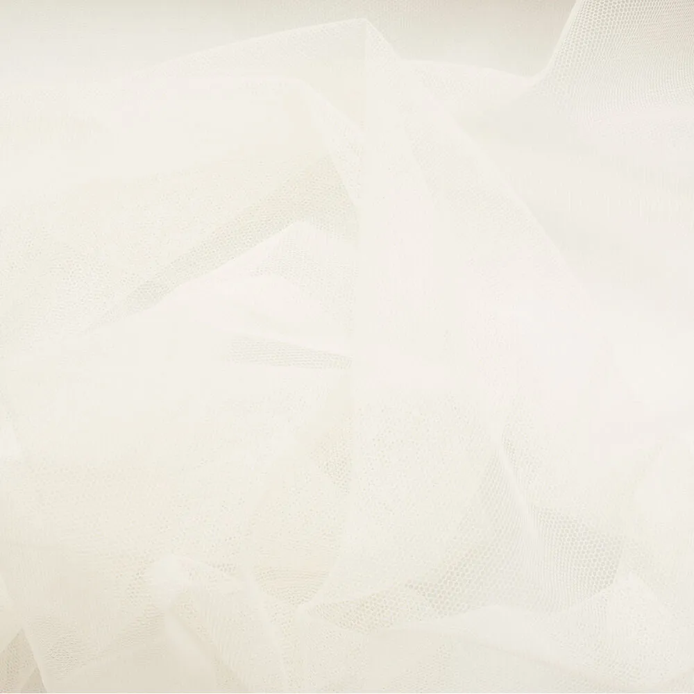 Ivory Polyamide Tulle