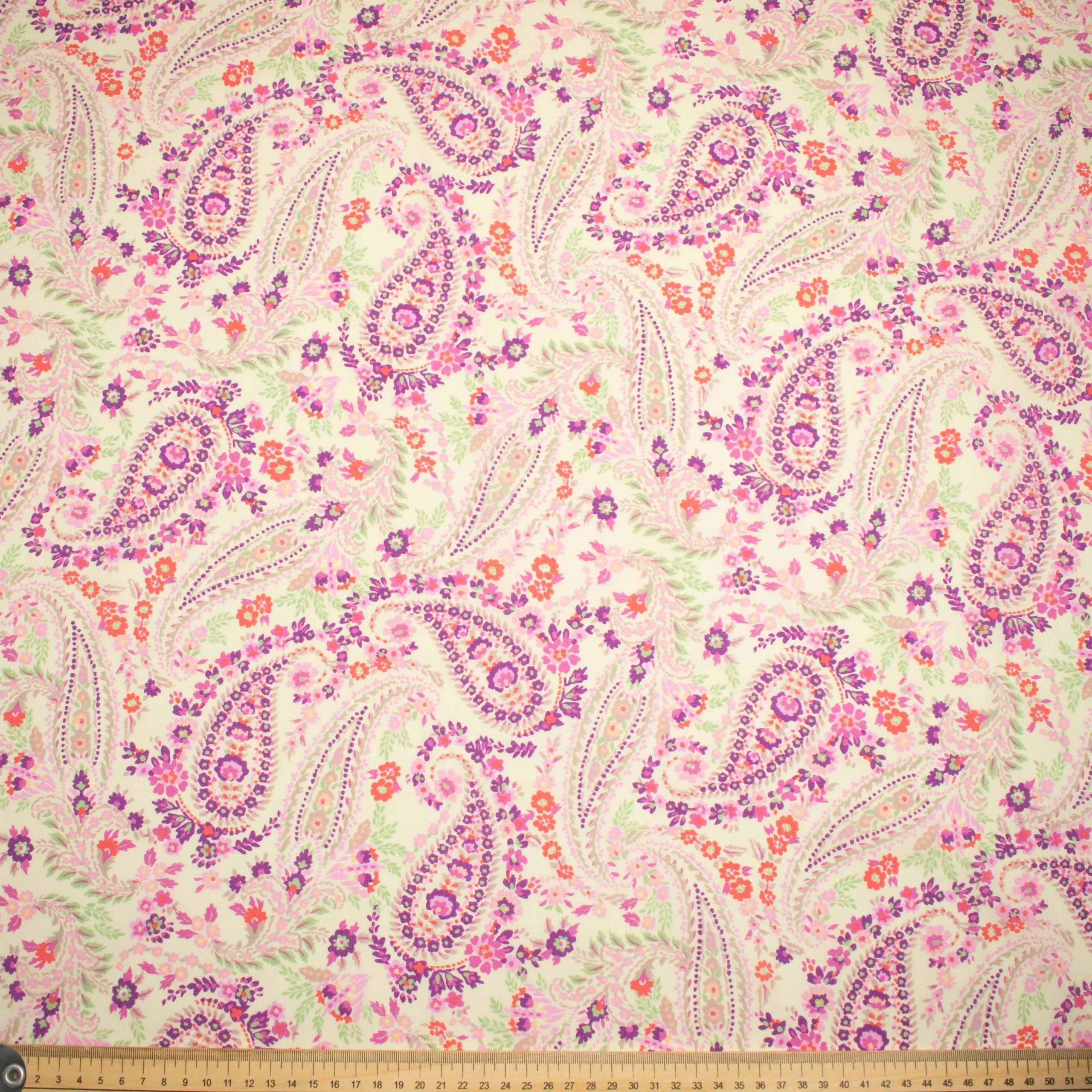 Japanese Pure Cotton Lawn Paisley Prints Design-55