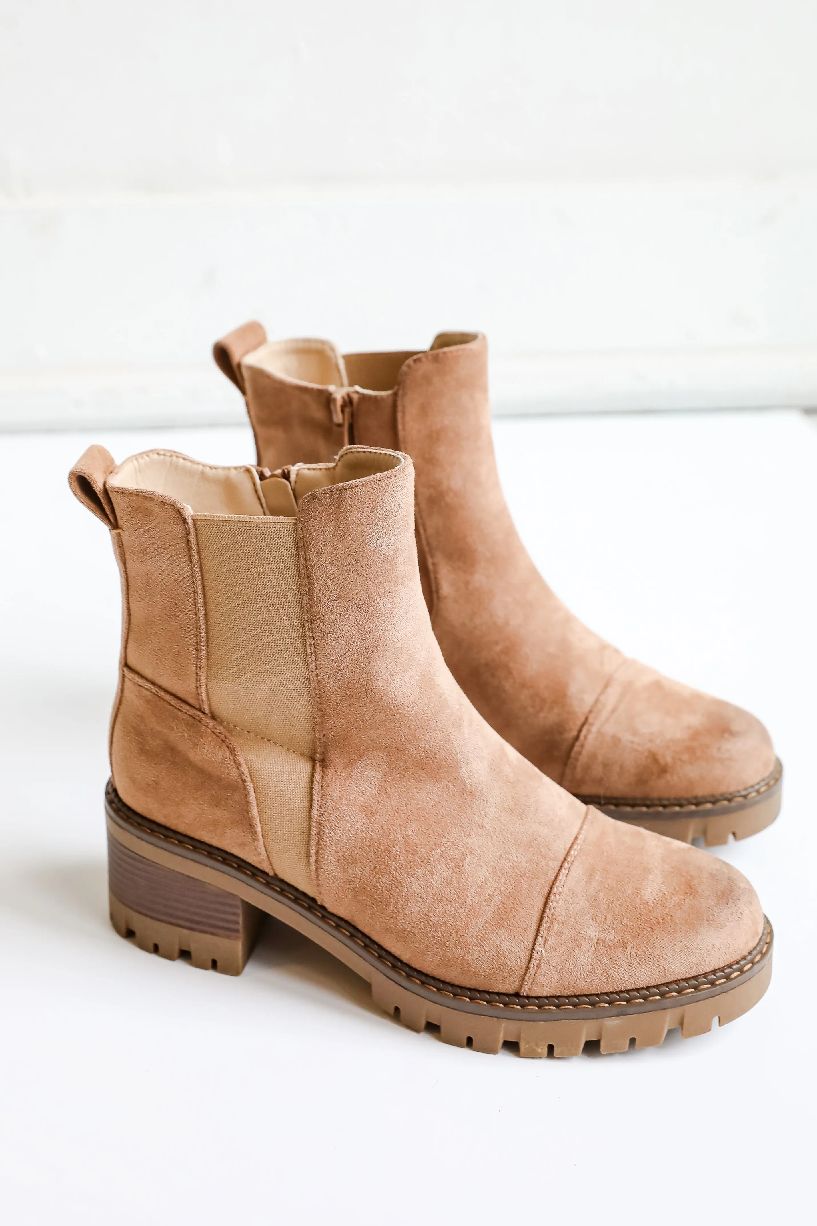 March On Taupe Booties