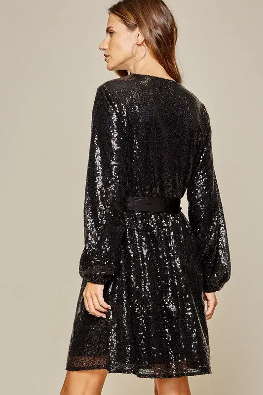 Midnight Toast Dress - Black