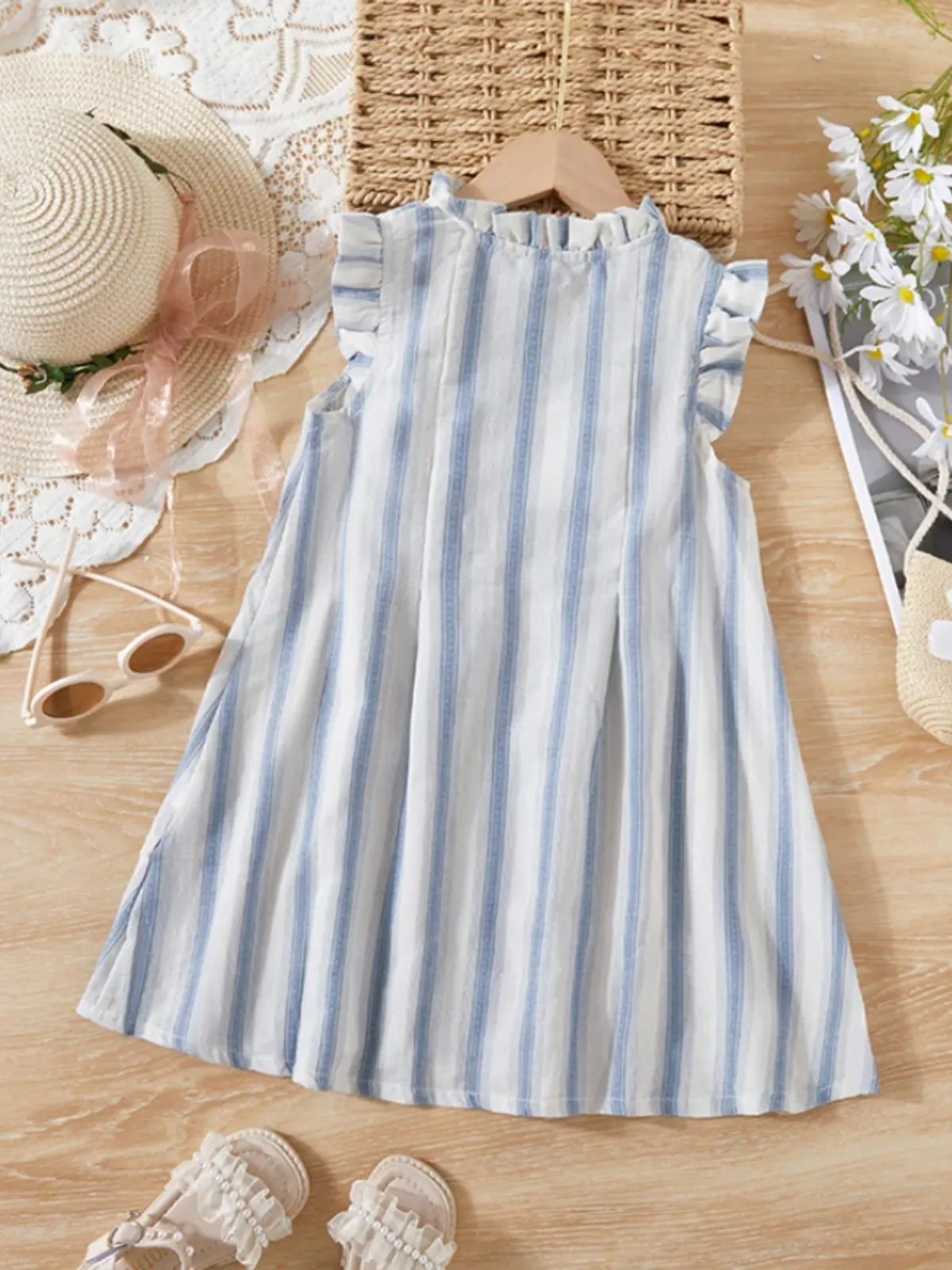 Minimalist Chic Striped Summer Dress