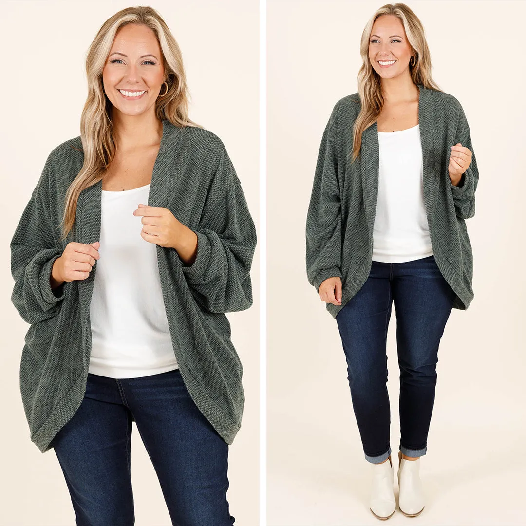 Not One To Be Saved Cardigan, Olive