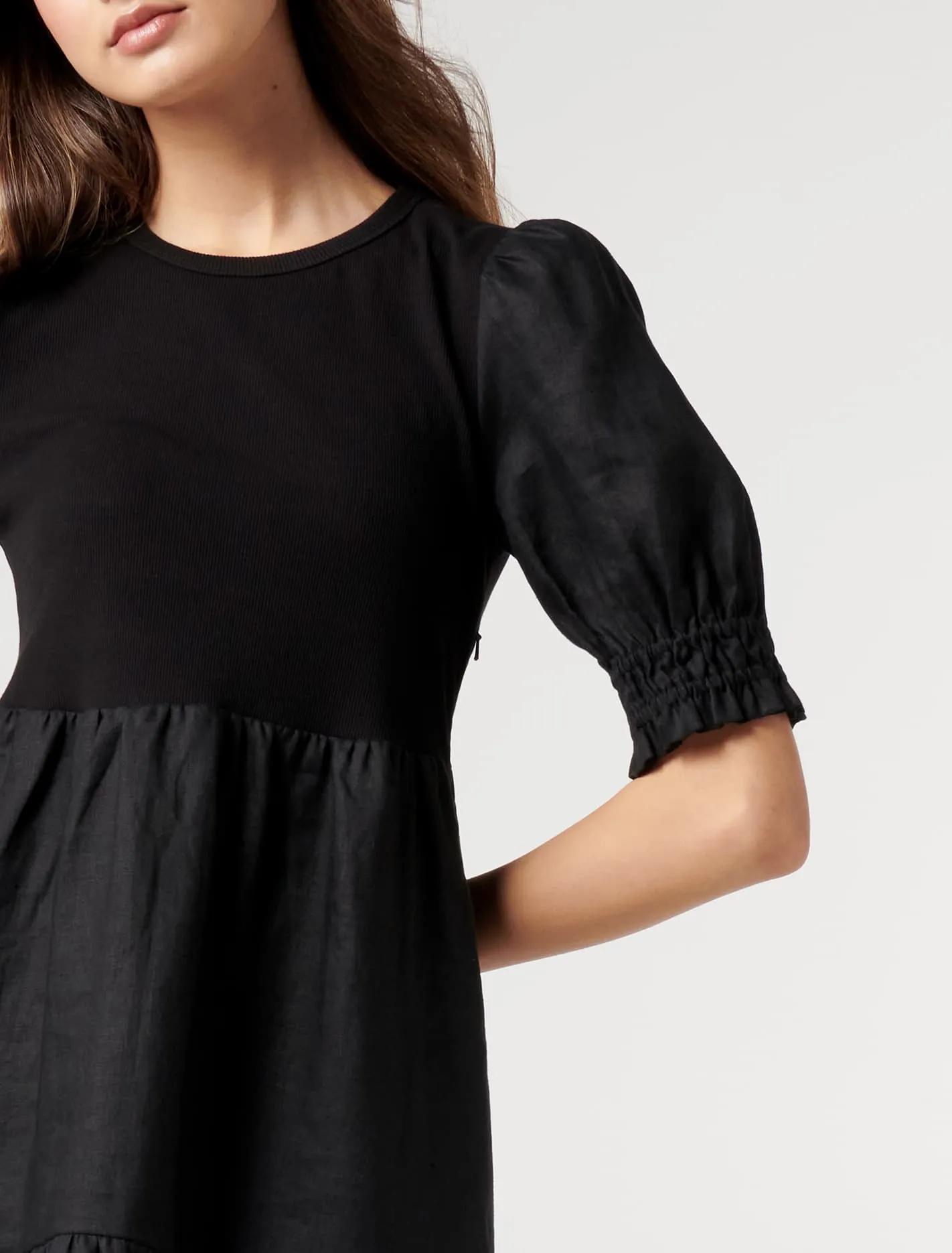 Shannon Puff Sleeve Smock Dress