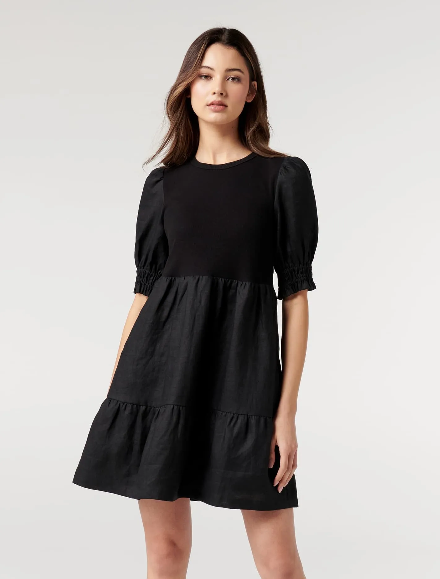 Shannon Puff Sleeve Smock Dress