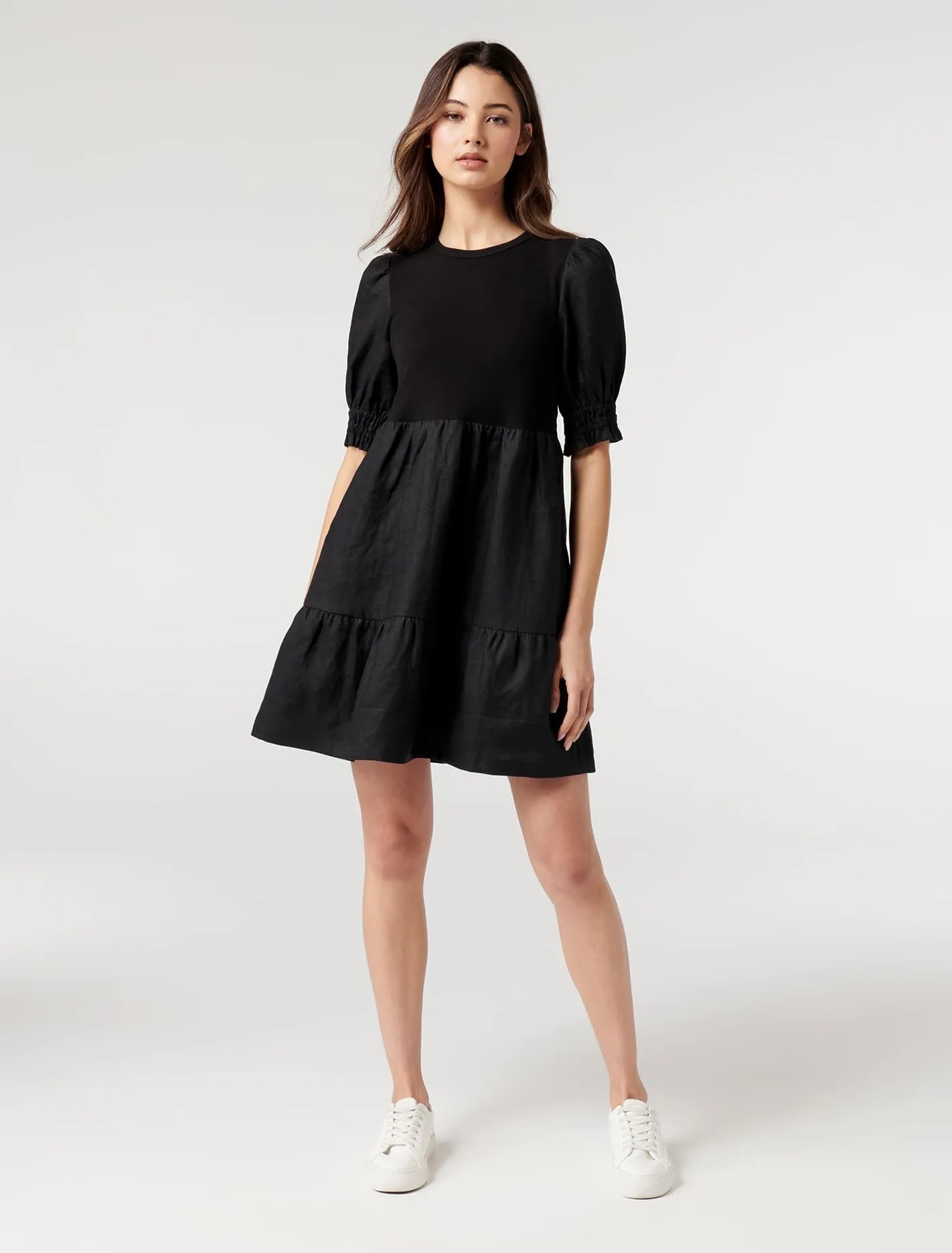 Shannon Puff Sleeve Smock Dress