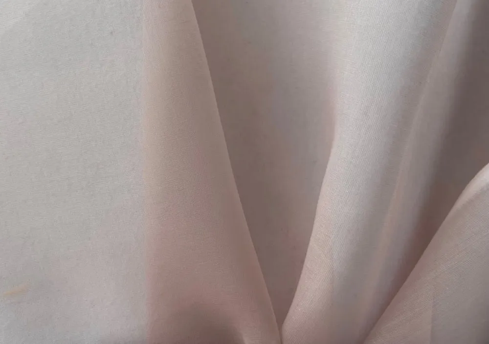 Sheer Dainty Ballet Pink Cotton Organdy (Made in Switzerland)