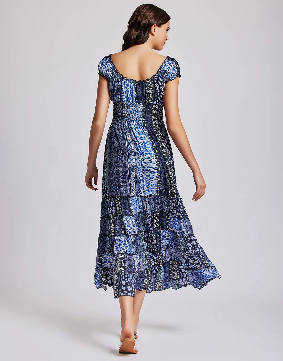 Shirley Maxi Dress - Blue