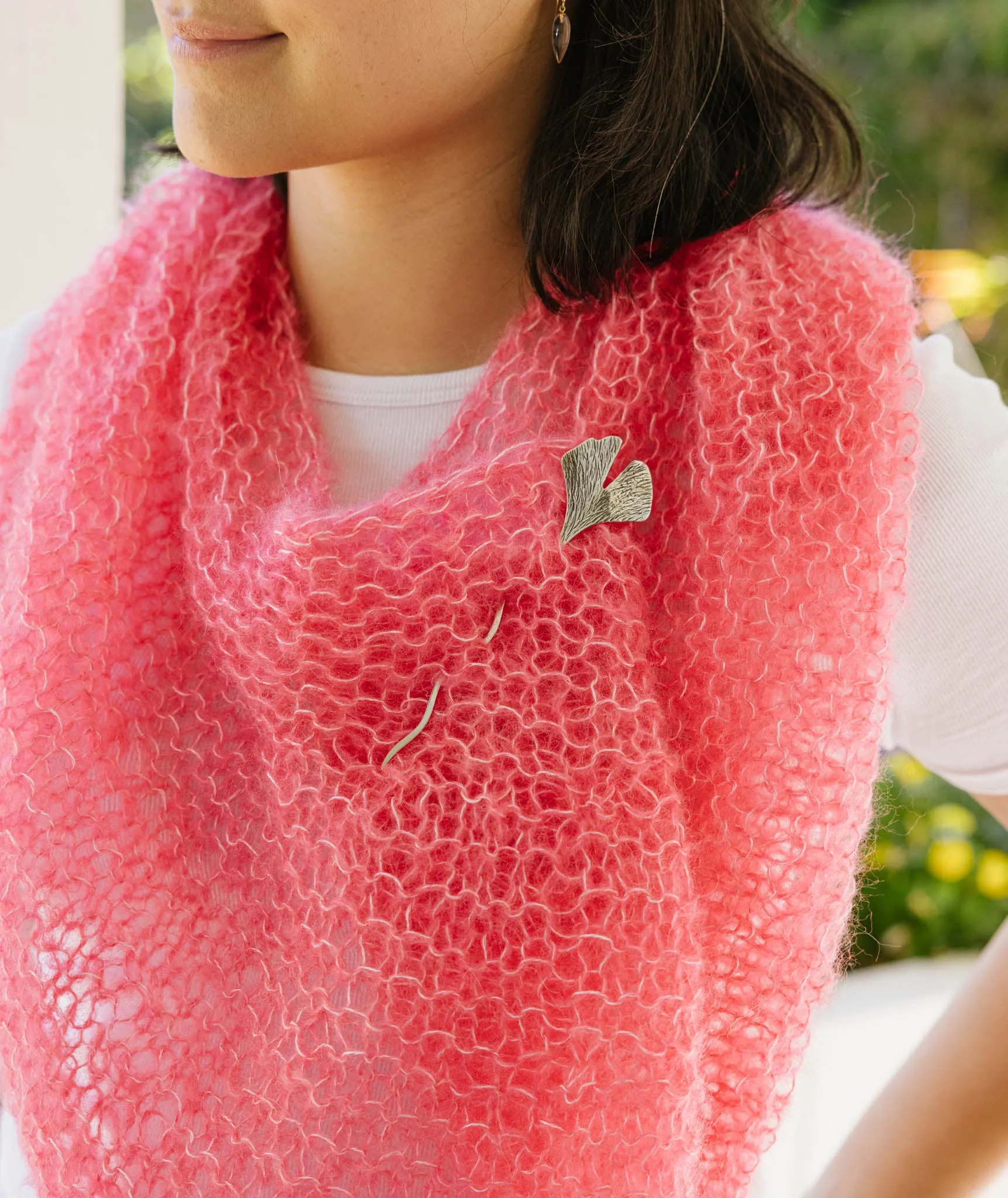 Shoulder Cozy Using Rauma Alpakka Lin