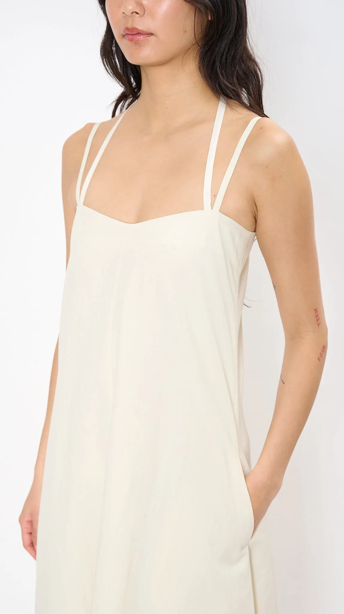 Strap Dress in Ivory