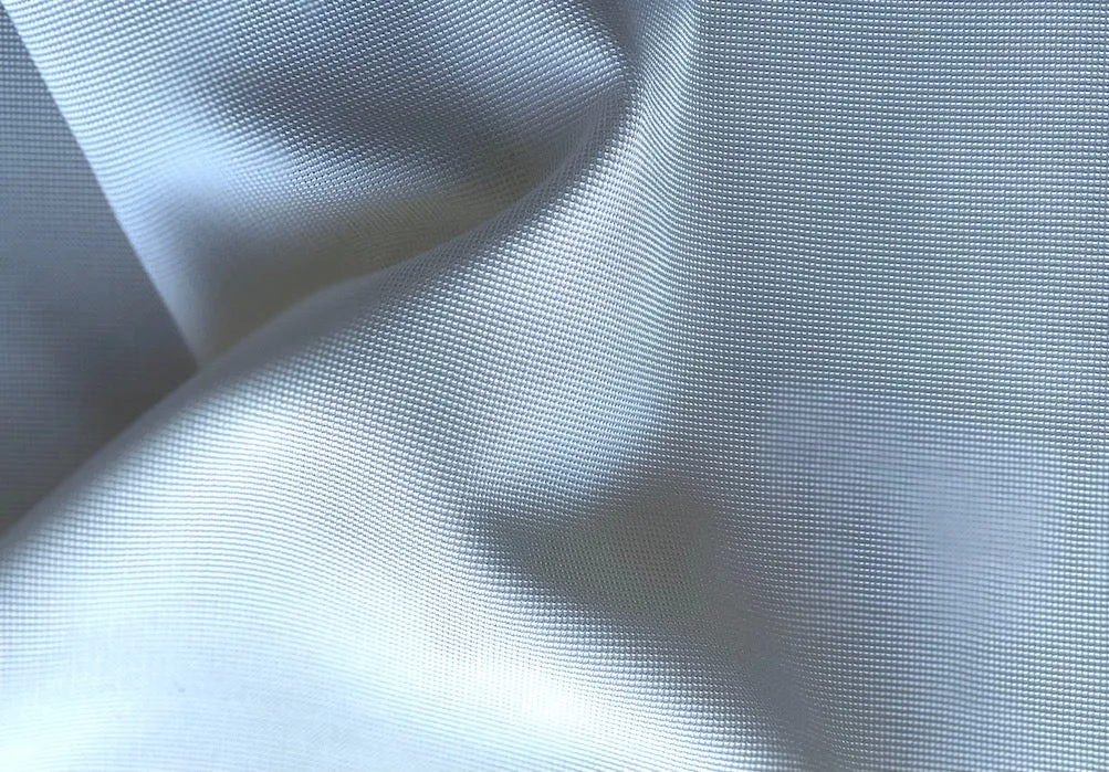 Supple Pearl White Rayon Double-Knit (Made in Italy)