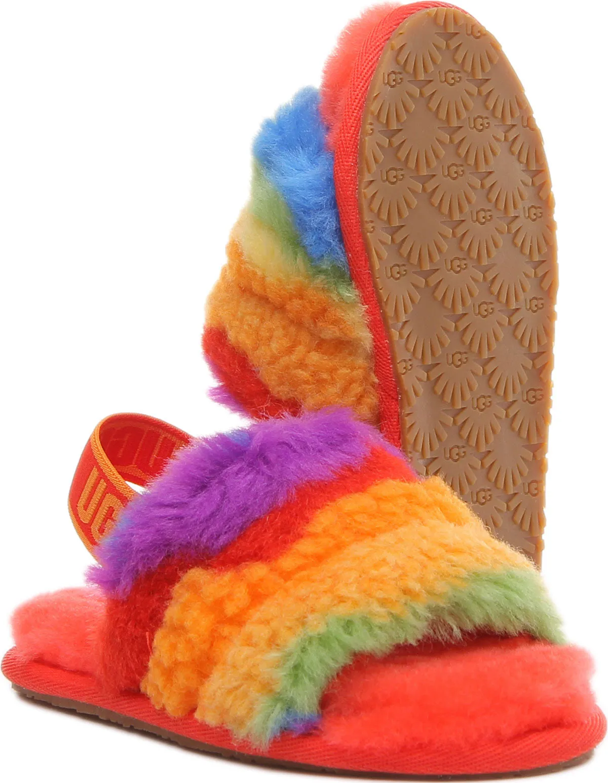 Ugg Australia Fluff Yeah Slide In Multi Colour For Infants