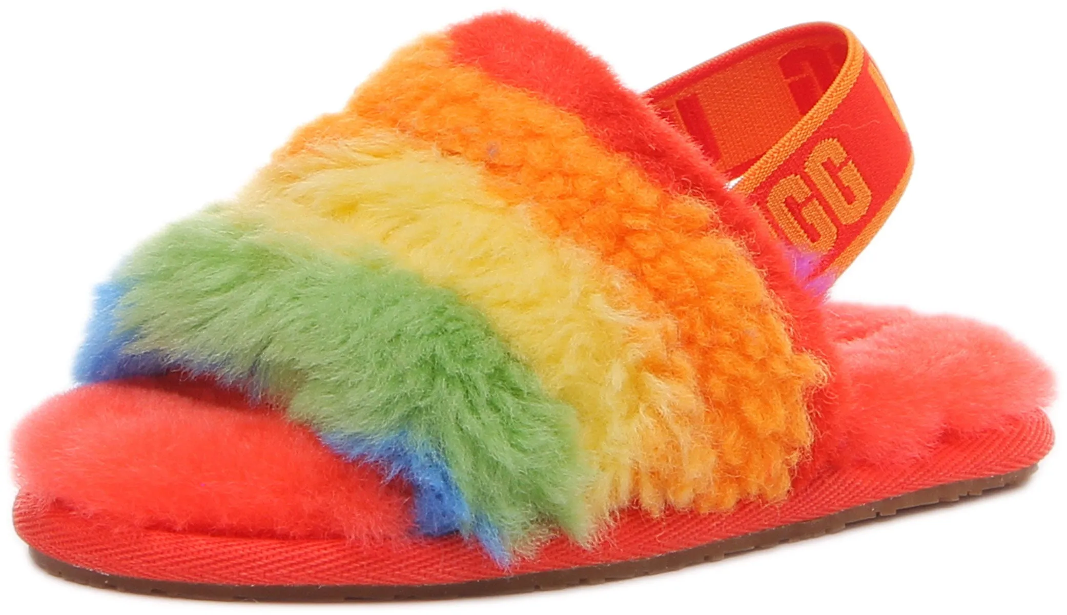 Ugg Australia Fluff Yeah Slide In Multi Colour For Infants