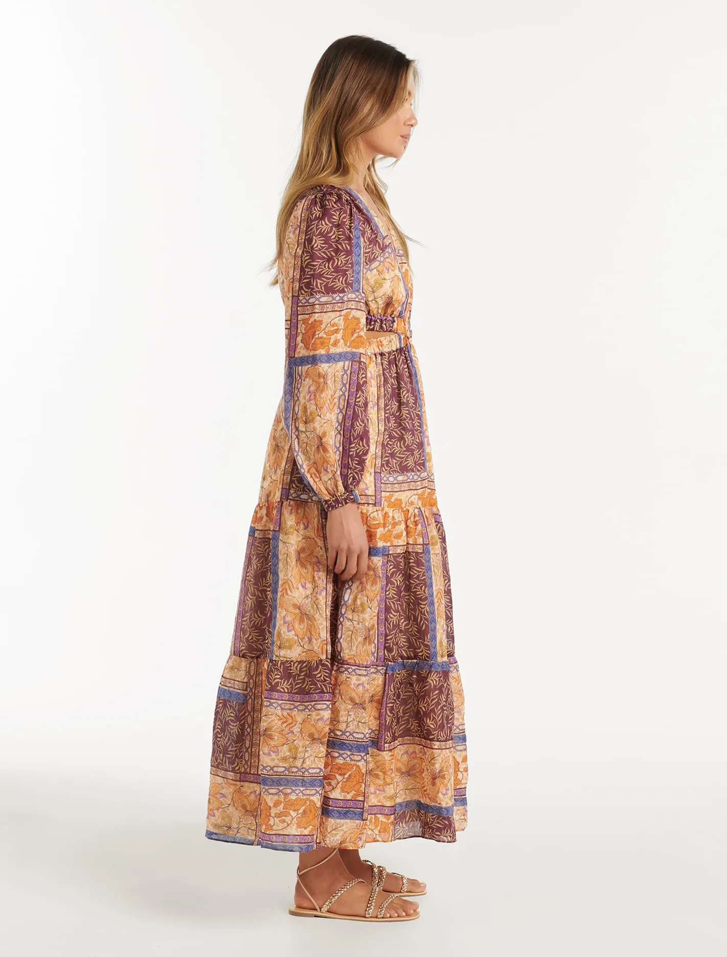 Viola Cross Over Maxi Dress