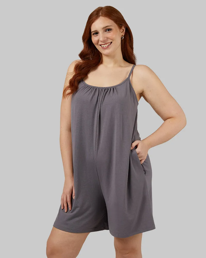 WOMEN'S LIGHTWEIGHT KNIT BRA ROMPER